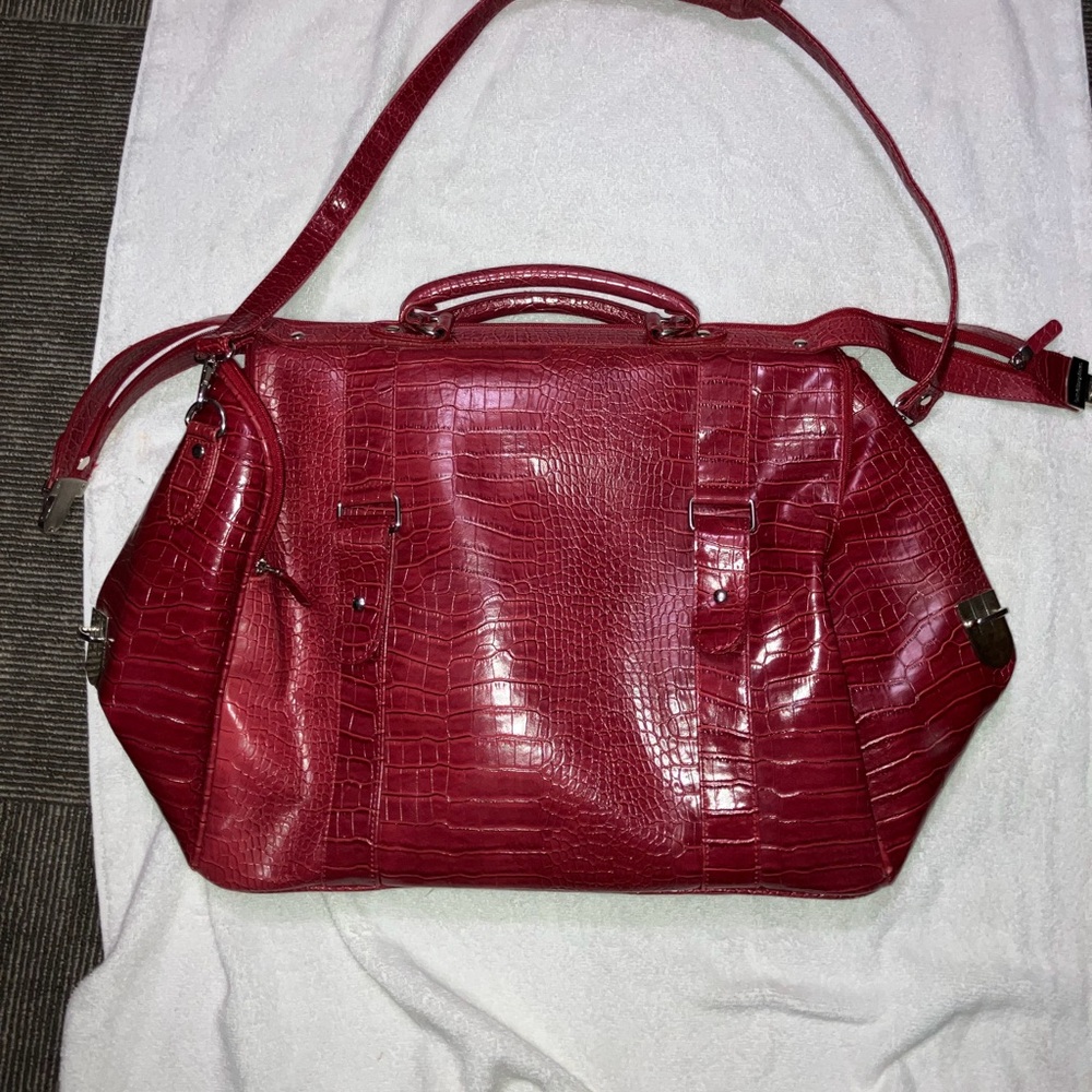 Bath and body works extra large leather bag